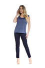 Canotta basic fiammata DENIM DORABELLA