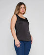 Canotta bimateriale BLACK DORABELLA