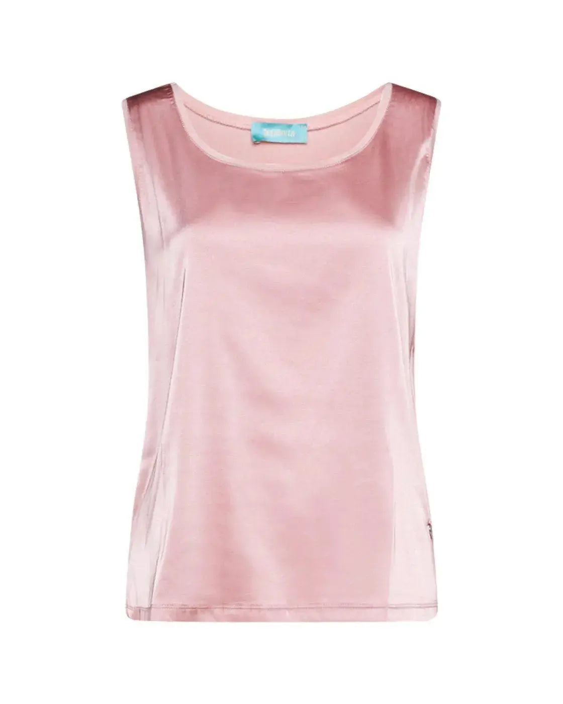 Canotta bimateriale BLUSH PINK DORABELLA
