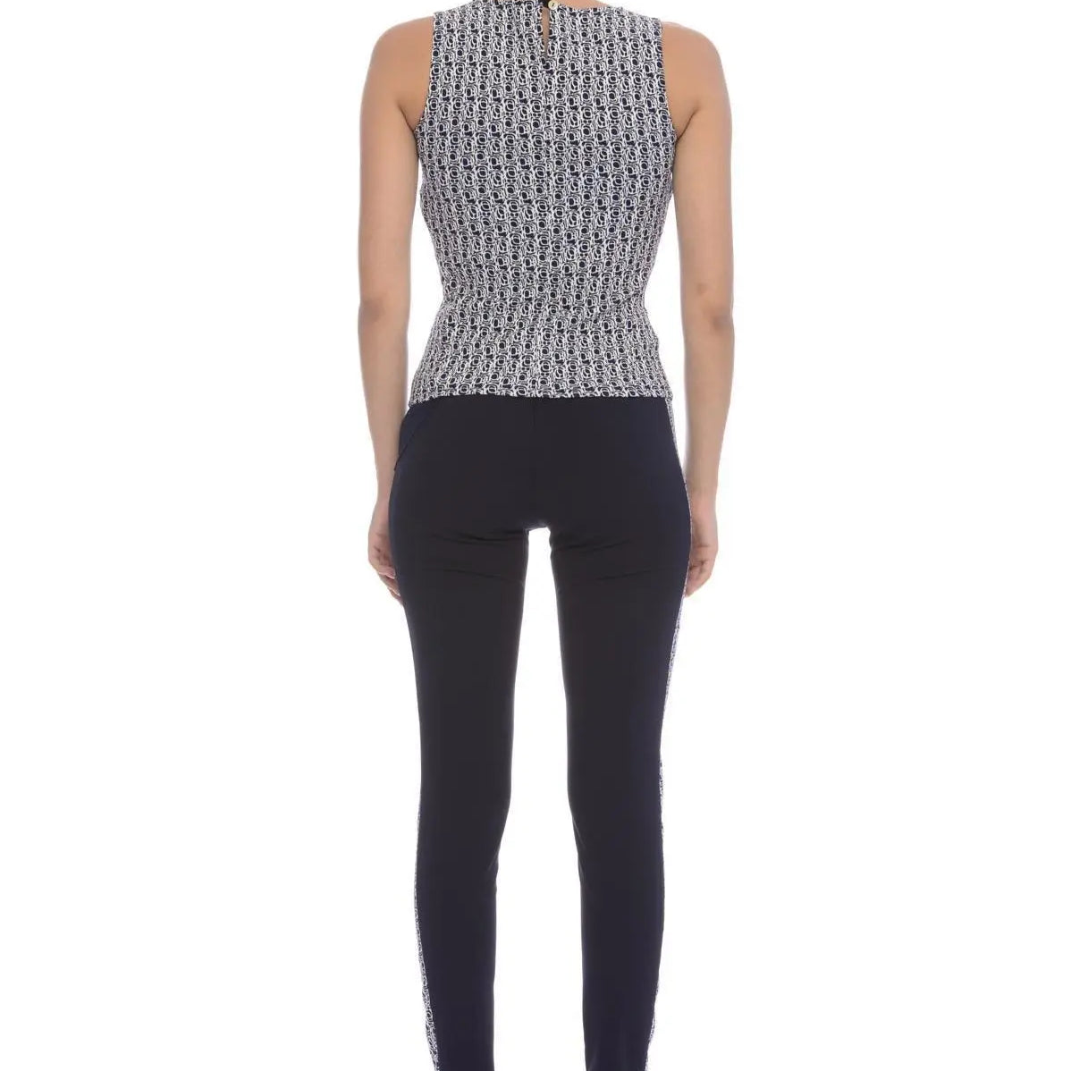 Canotta fantasia BIANCO-BLU IRONICA