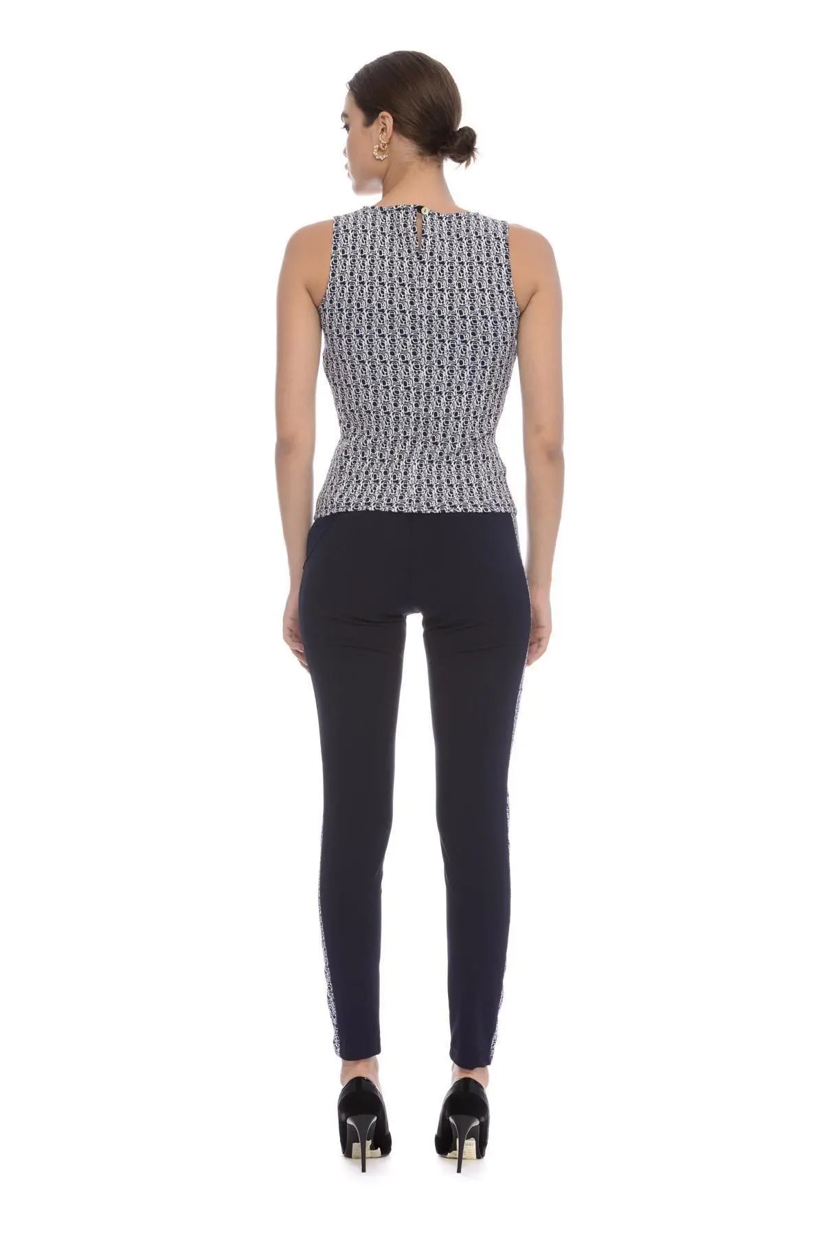 Canotta fantasia BIANCO-BLU IRONICA