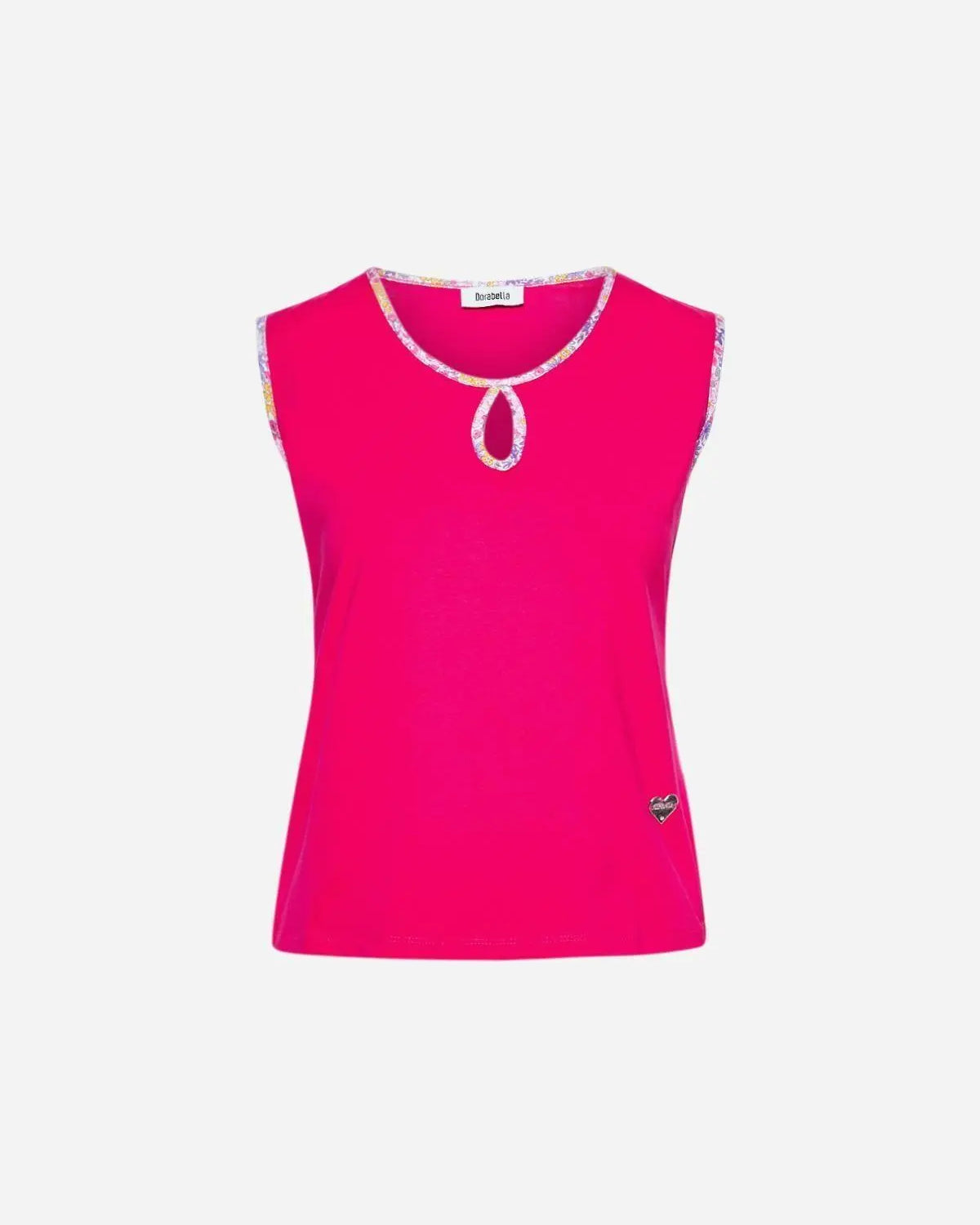 Canotta girocollo goccia MAGENTA DORABELLA XL