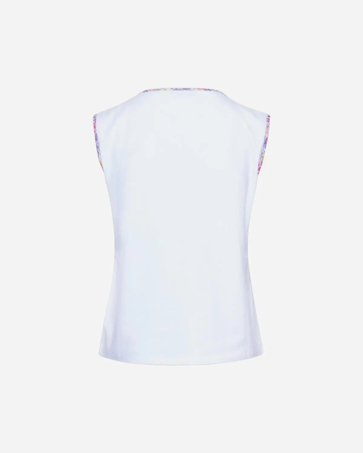 Canotta girocollo goccia WHITE DORABELLA