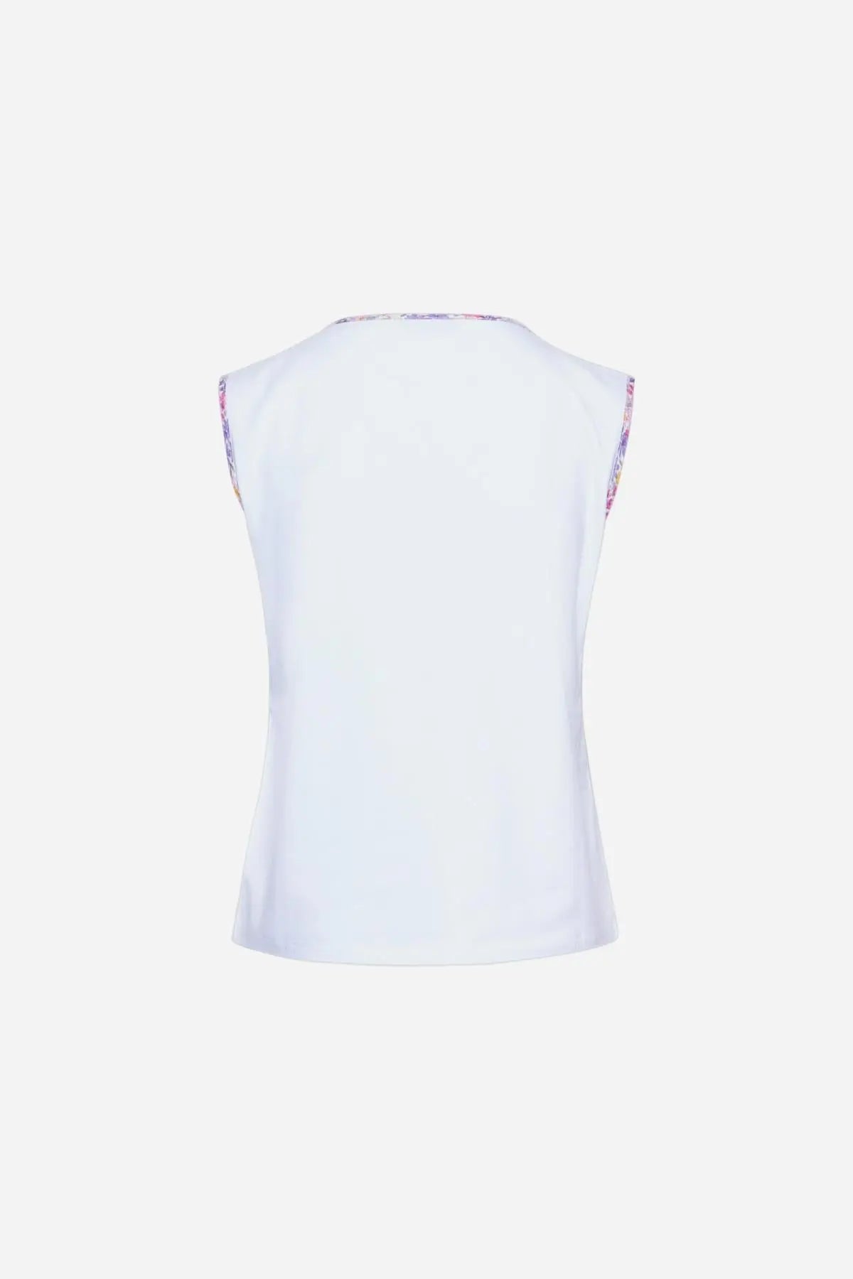 Canotta girocollo goccia WHITE DORABELLA