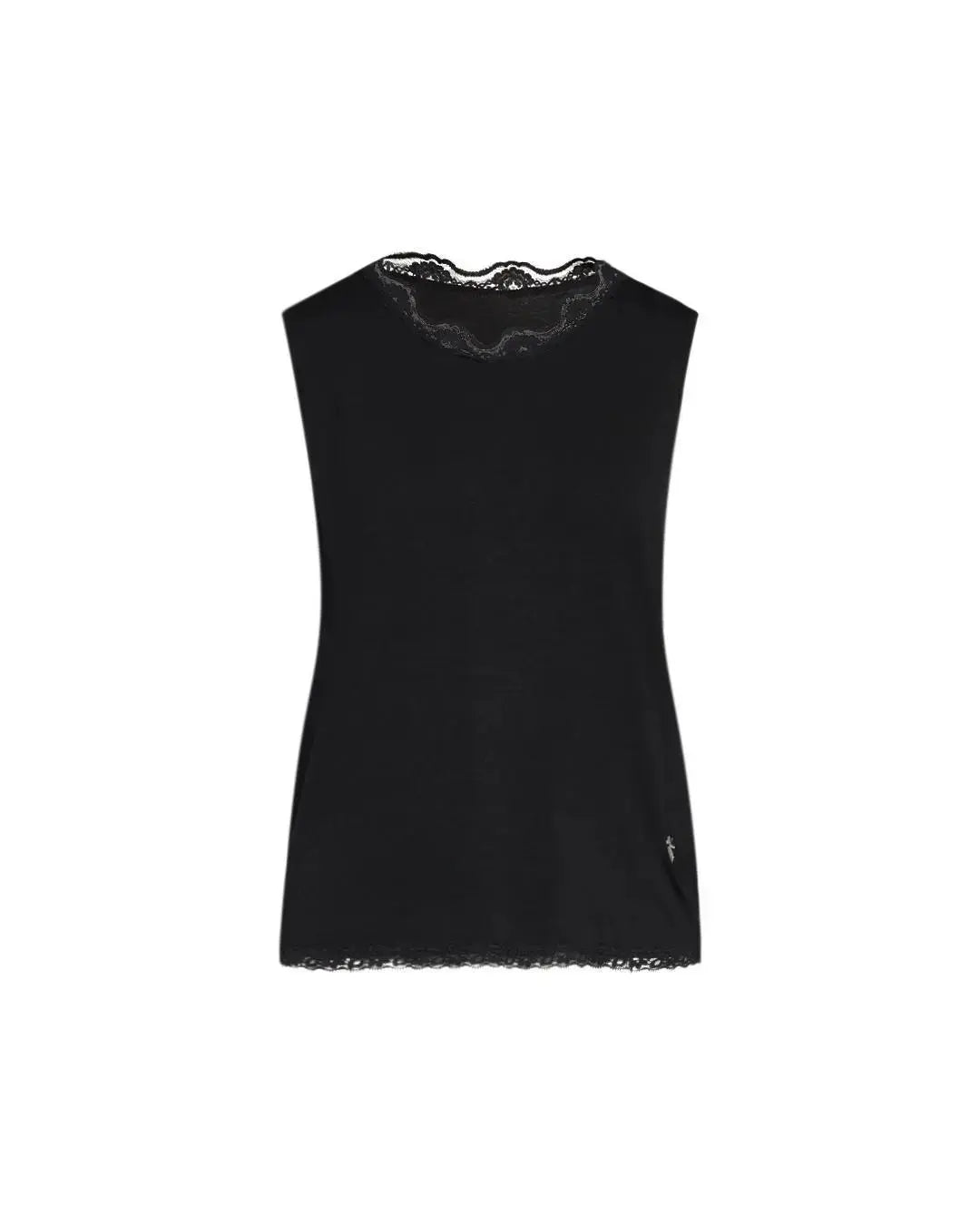 Canotta pizzo BLACK DORABELLA