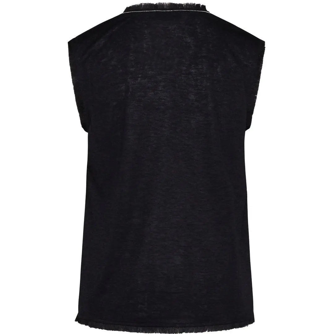 Canotta scollo catenina NERO IRONICA