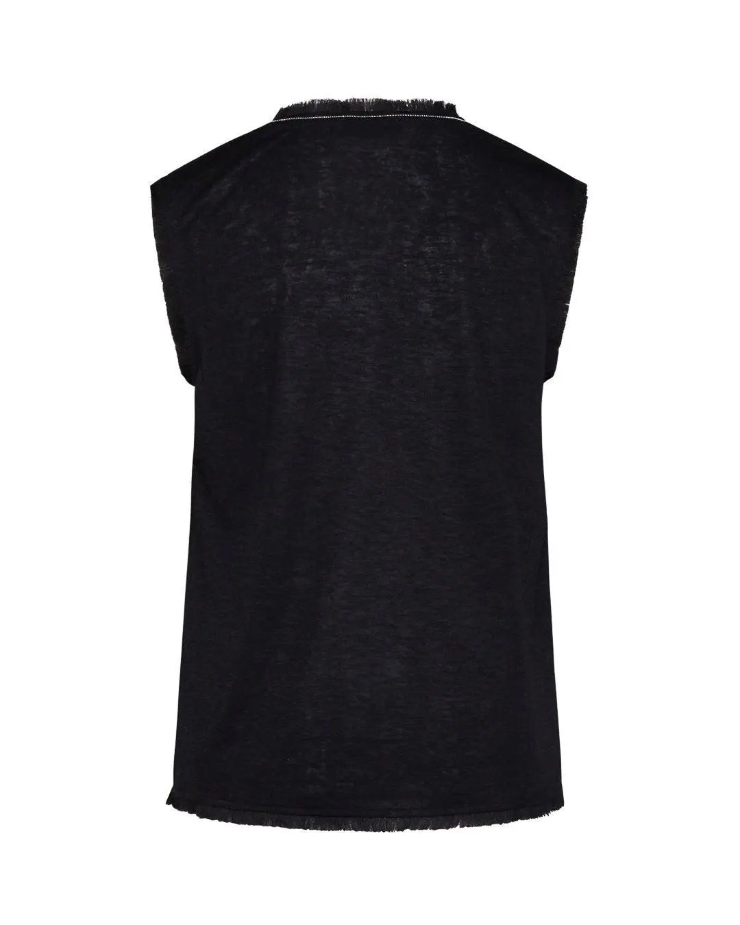 Canotta scollo catenina NERO IRONICA