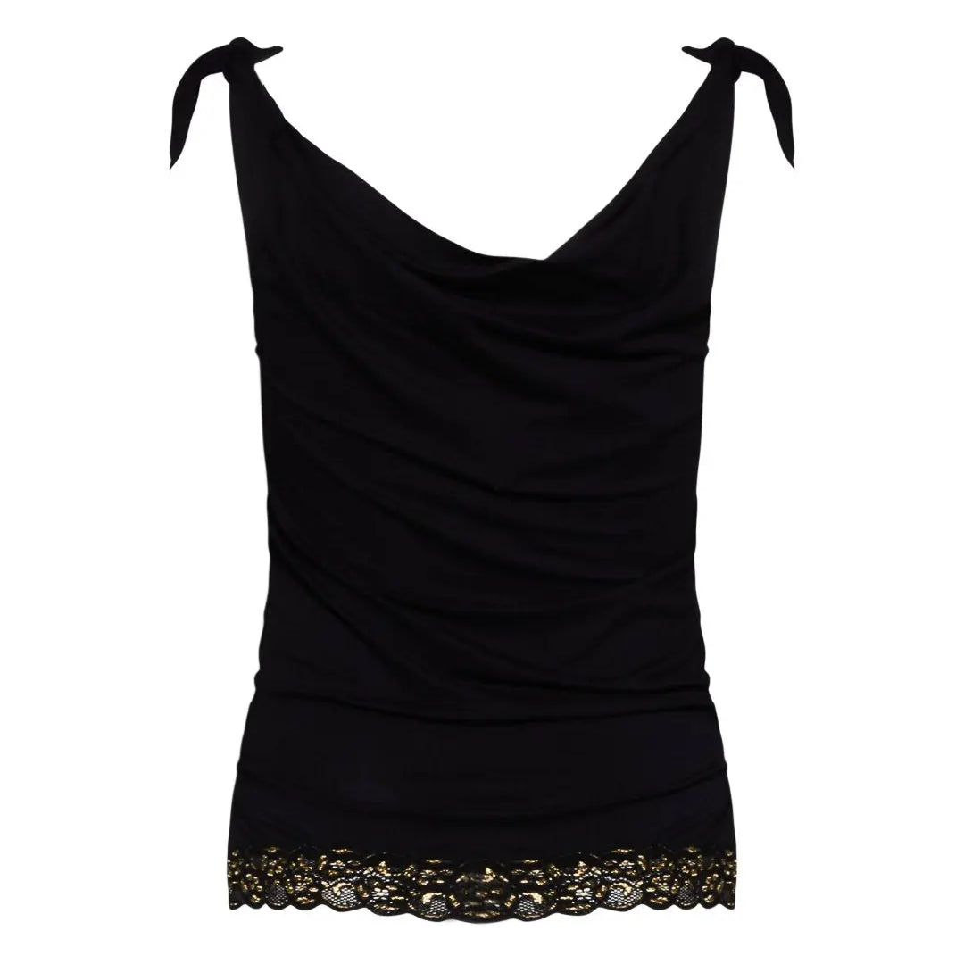 Canotta strass NERO IRONICA