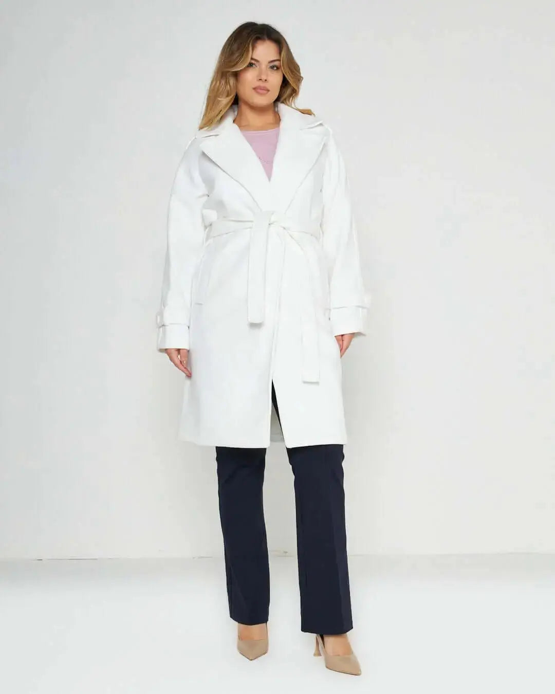 Cappotto accappatoio BIANCO DORABELLA 50