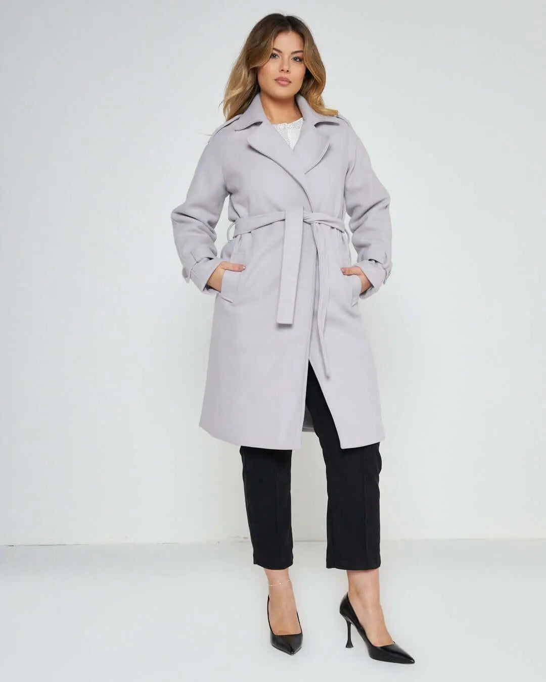 Cappotto accappatoio GRIGIO CHIARO DORABELLA 50