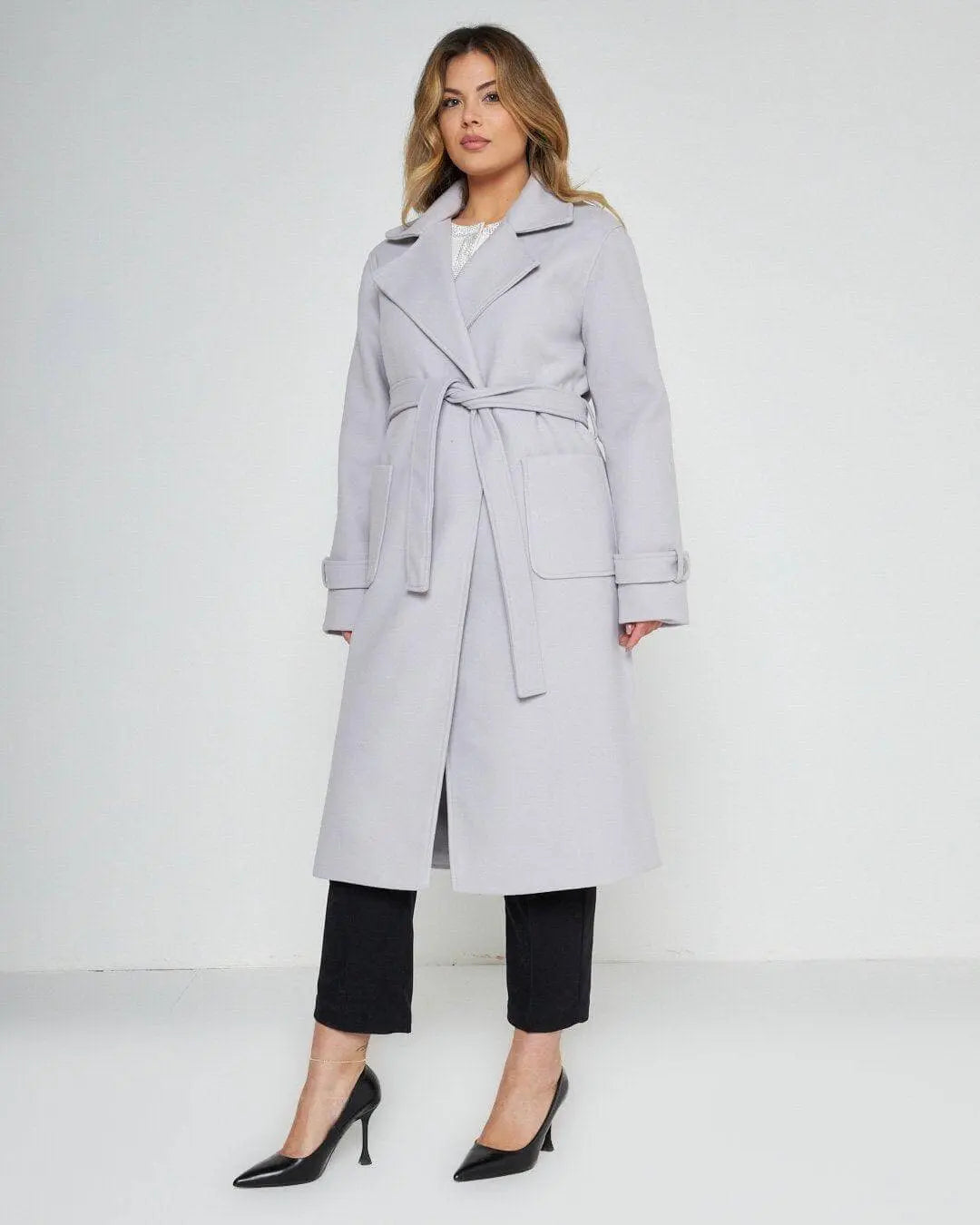 Cappotto accappatoio GRIGIO CHIARO DORABELLA