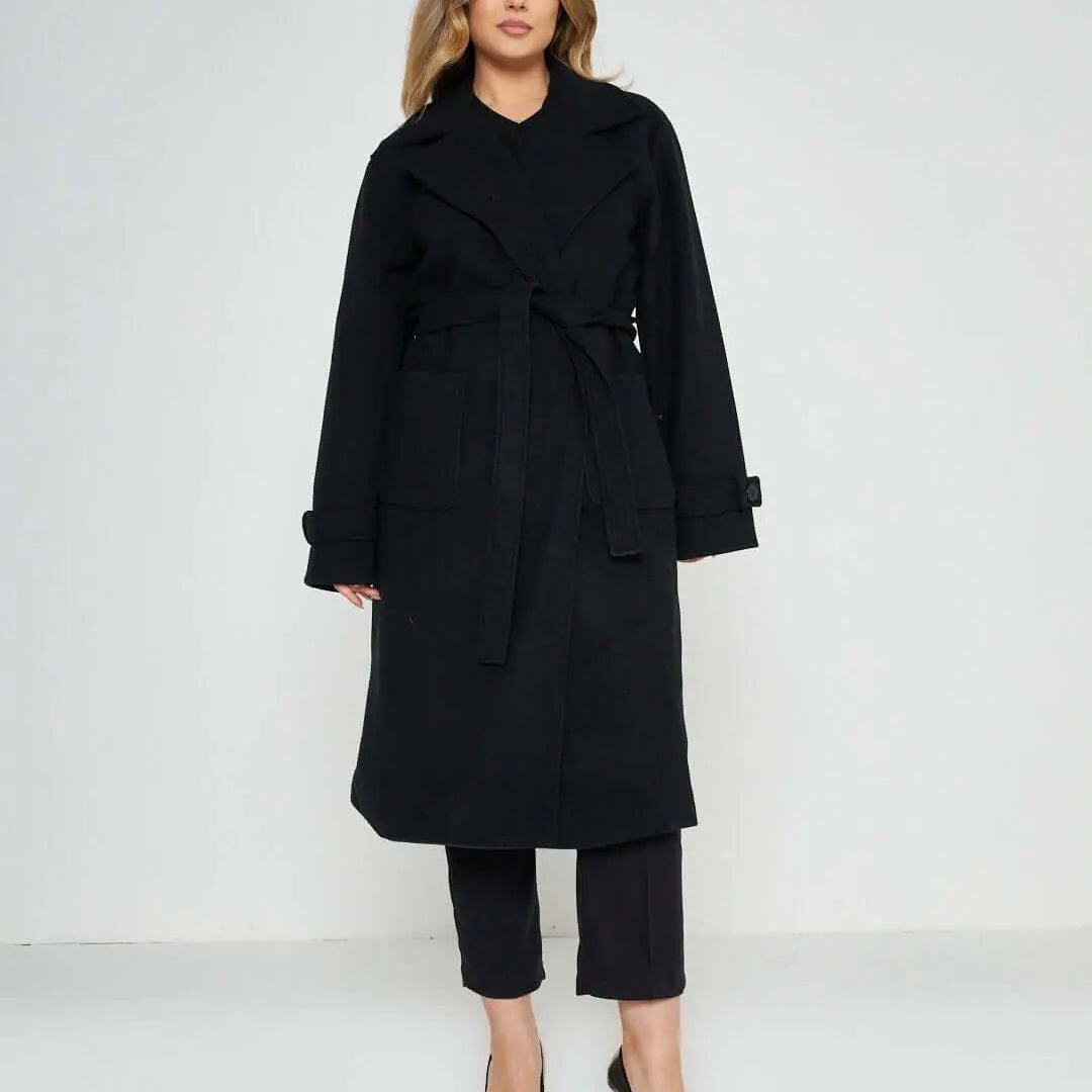 Cappotto accappatoio NERO DORABELLA 50