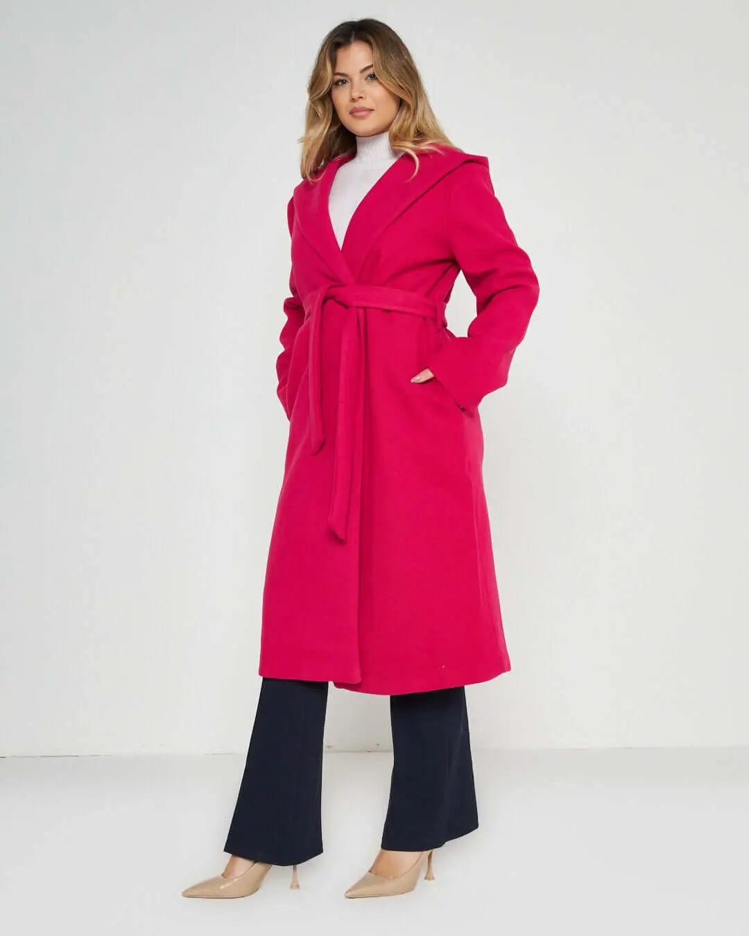Cappotto accappatoio con cappuccio FUXIA DORABELLA