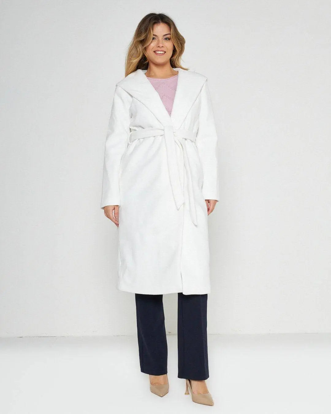 Cappotto accappatoio con cappuccio PANNA DORABELLA 50