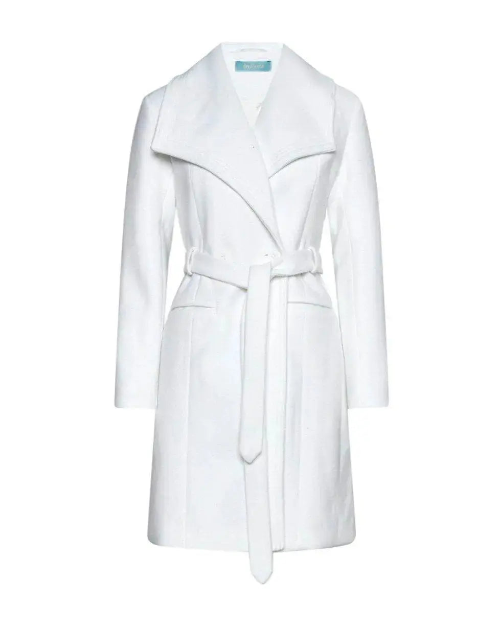 Cappotto accappatoio doppio petto BIANCO DORABELLA