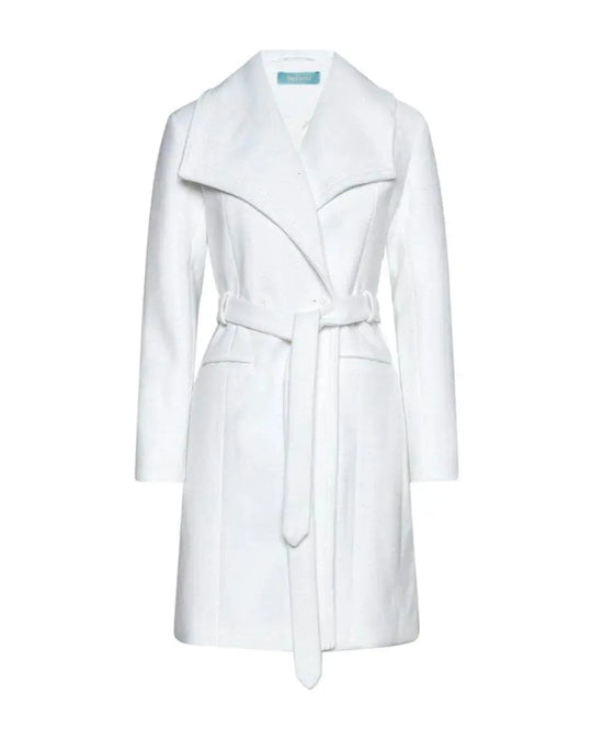 Cappotto accappatoio doppio petto BIANCO DORABELLA