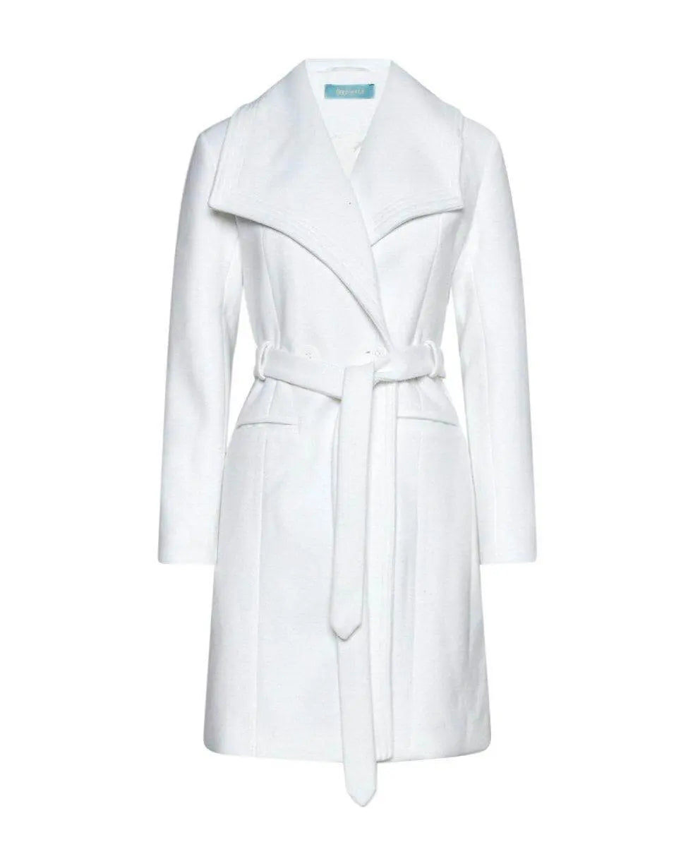 Cappotto accappatoio doppio petto BIANCO DORABELLA