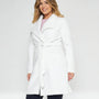 Cappotto accappatoio doppio petto BIANCO DORABELLA