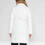 Cappotto accappatoio doppio petto BIANCO DORABELLA