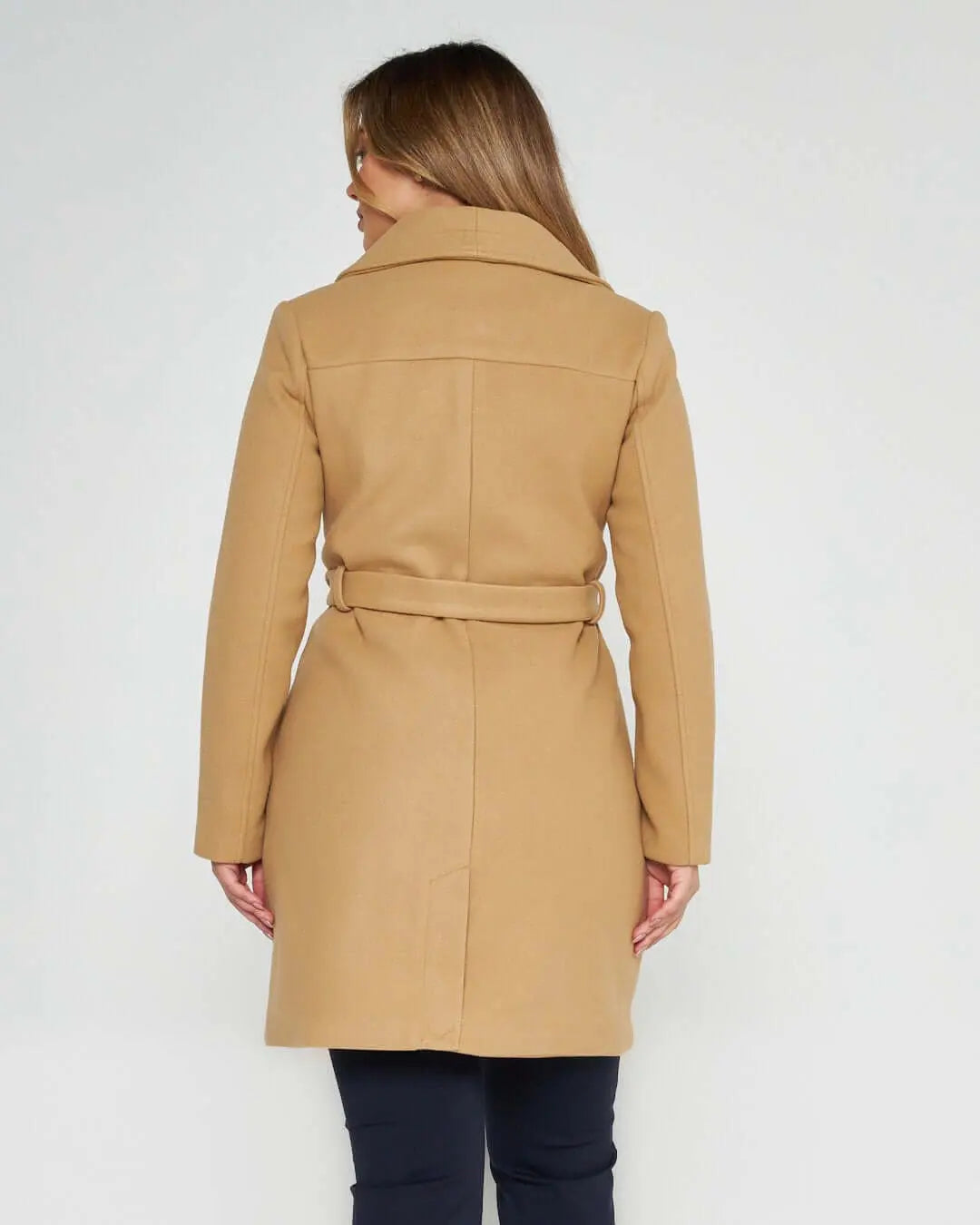 Cappotto accappatoio doppio petto CACAO DORABELLA