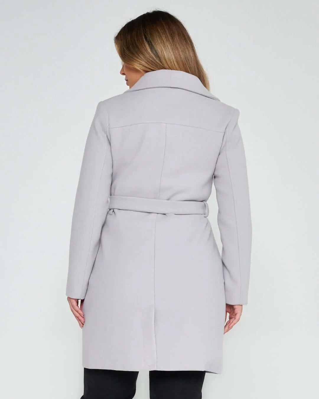 Cappotto accappatoio doppio petto GRIGIO CHIARO DORABELLA