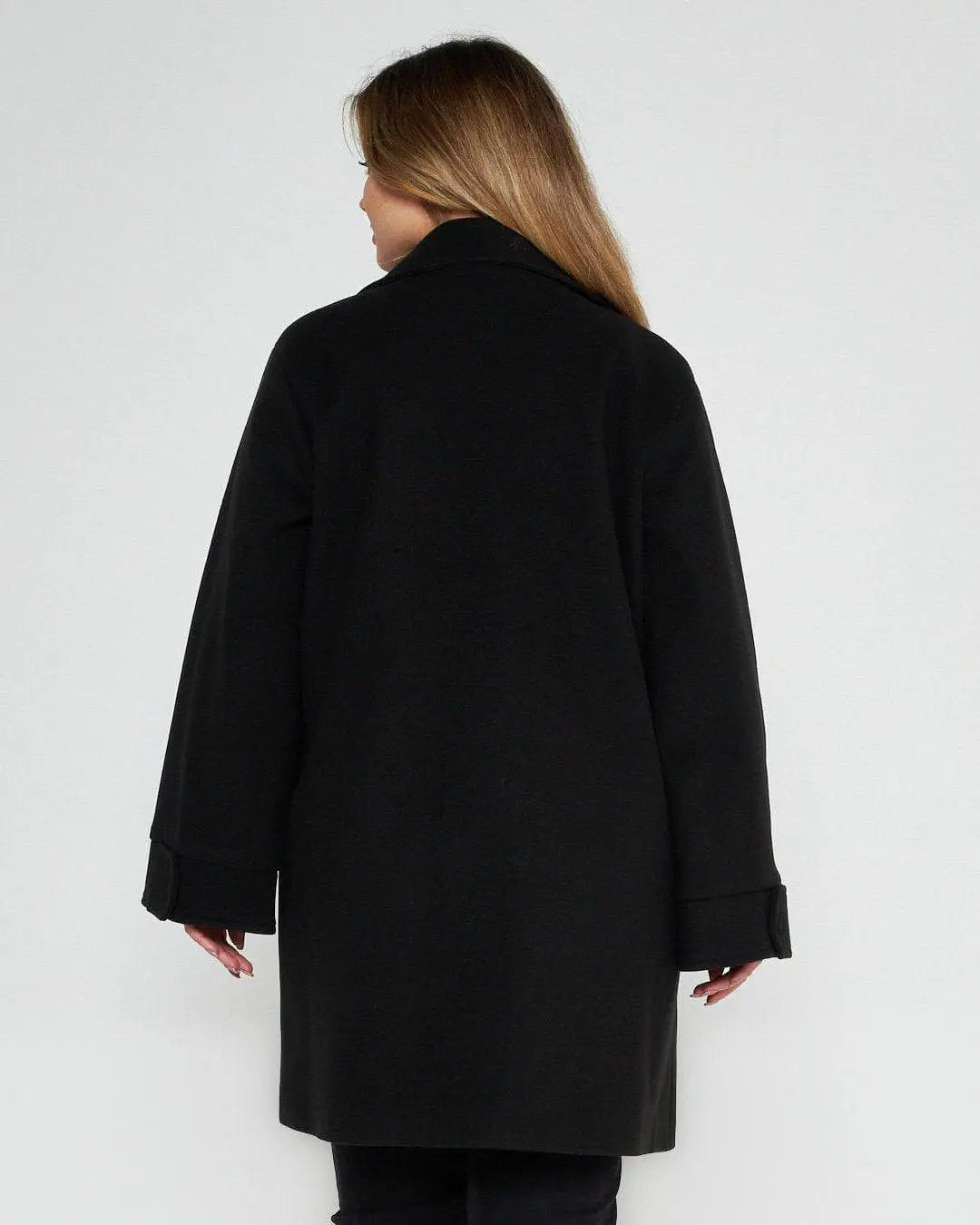 Cappotto doppio petto NERO DORABELLA