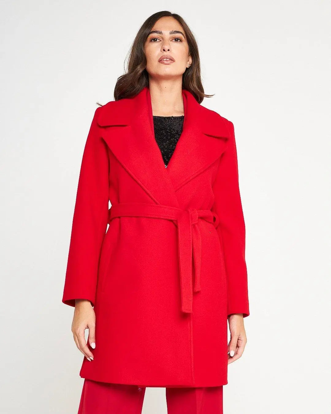 Cappotto tasche ROSSO DORABELLA XXL