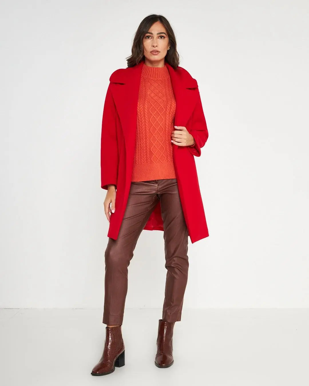 Cappotto tasche ROSSO DORABELLA