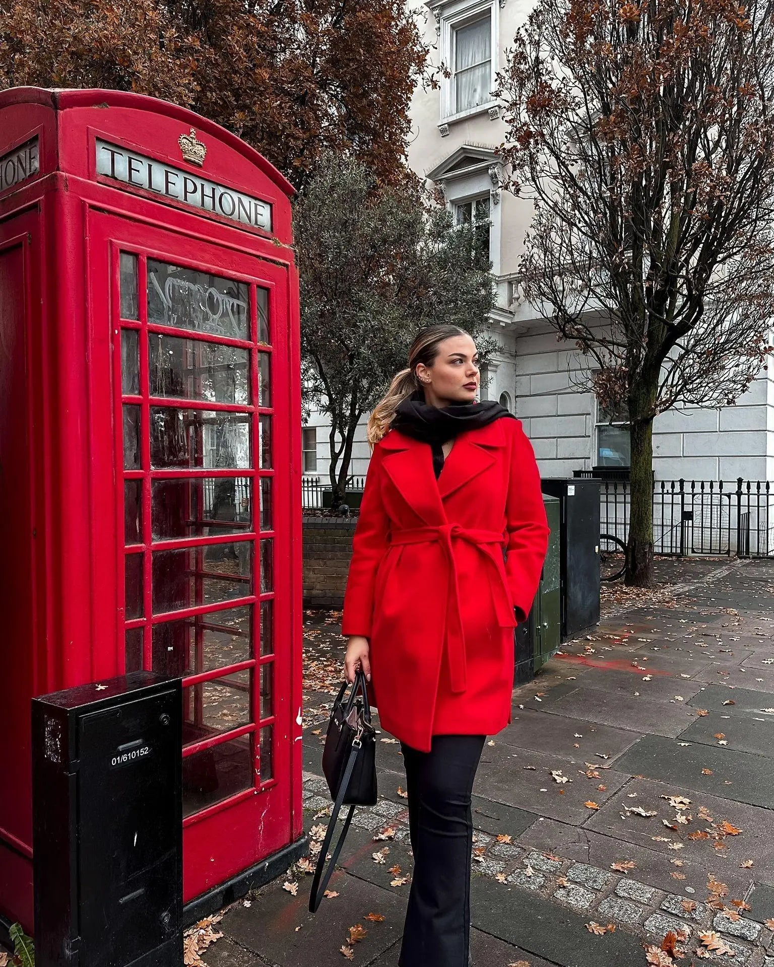 Cappotto tasche ROSSO DORABELLA