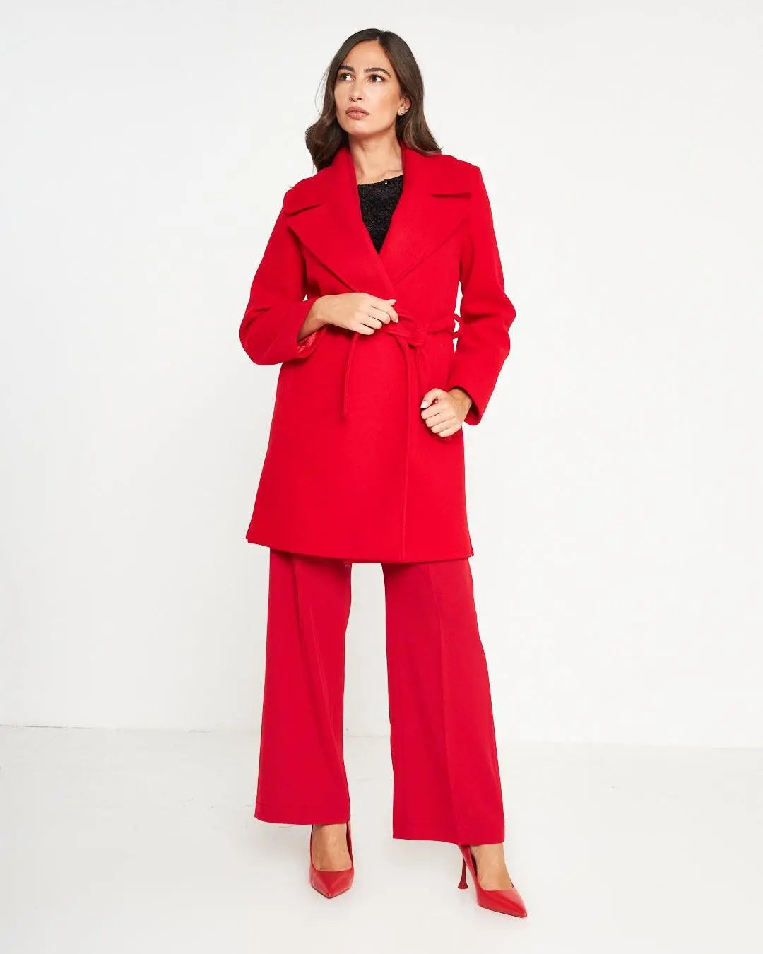 Cappotto tasche ROSSO DORABELLA