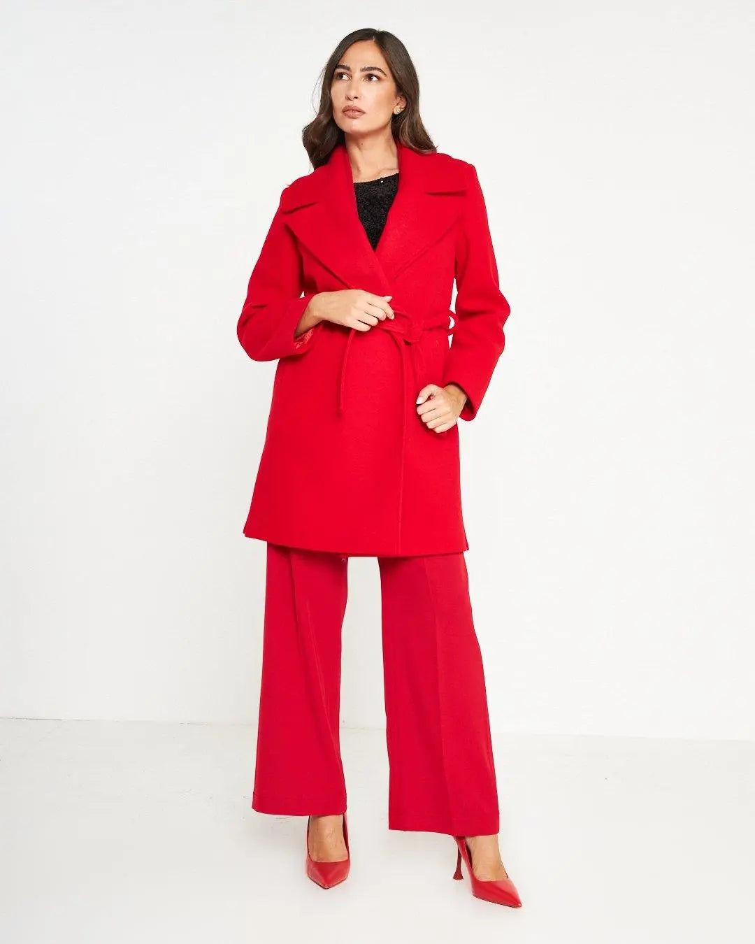 Cappotto tasche ROSSO DORABELLA