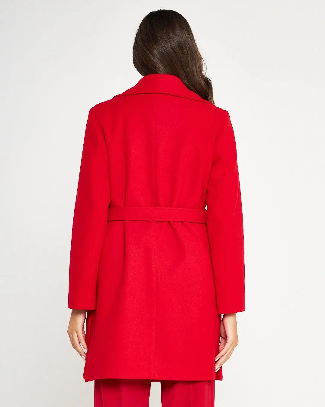 Cappotto tasche ROSSO DORABELLA