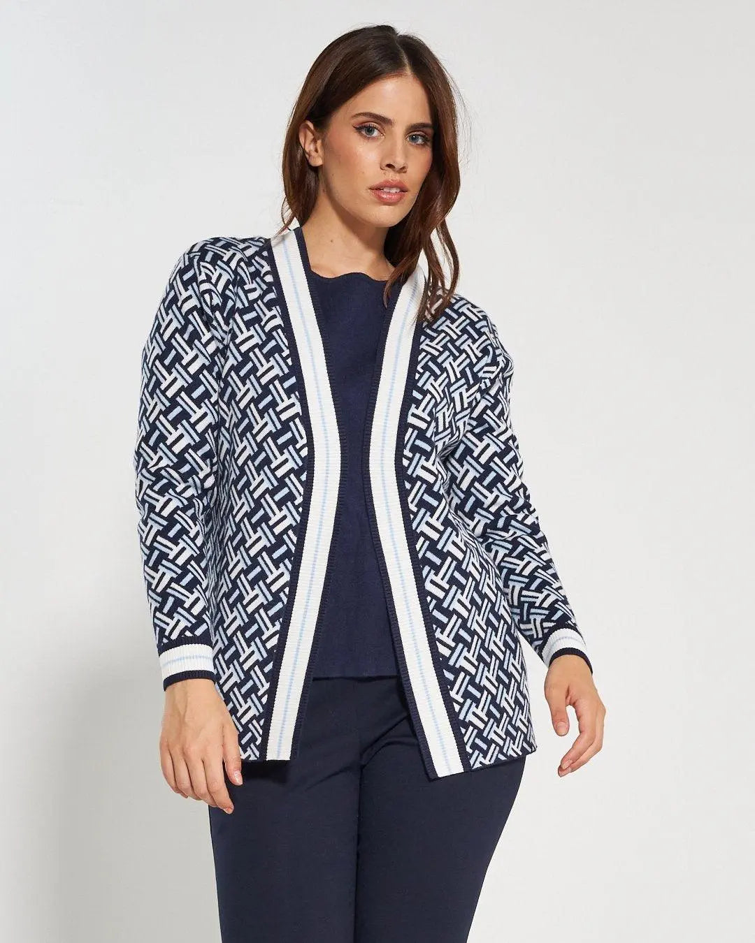 Cardigan BLUE NAVY DORABELLA PIU'