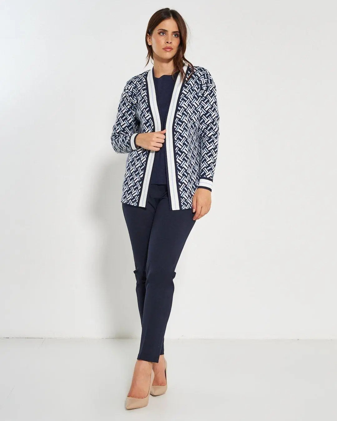 Cardigan BLUE NAVY DORABELLA PIU'