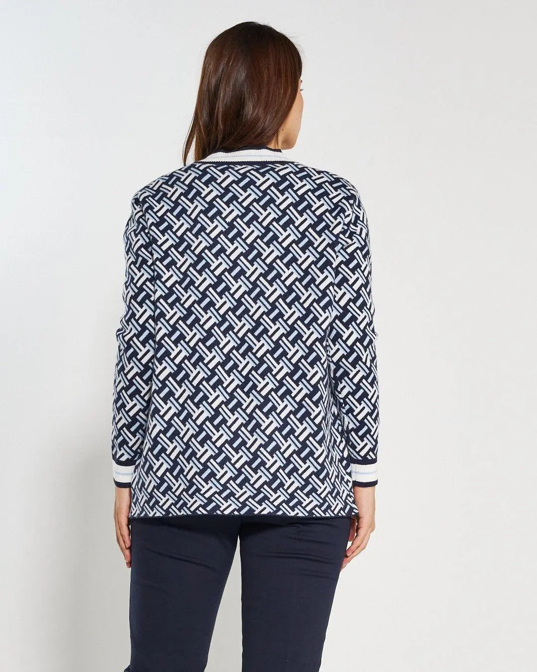 Cardigan BLUE NAVY DORABELLA PIU'