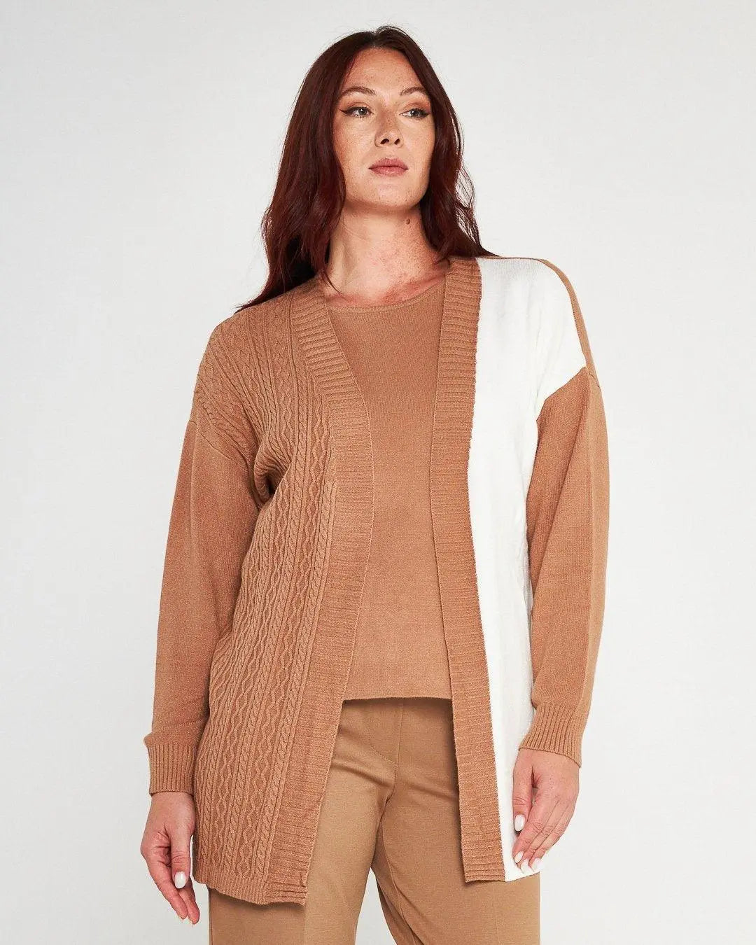 Cardigan CAMMELLO DORABELLA PIU'