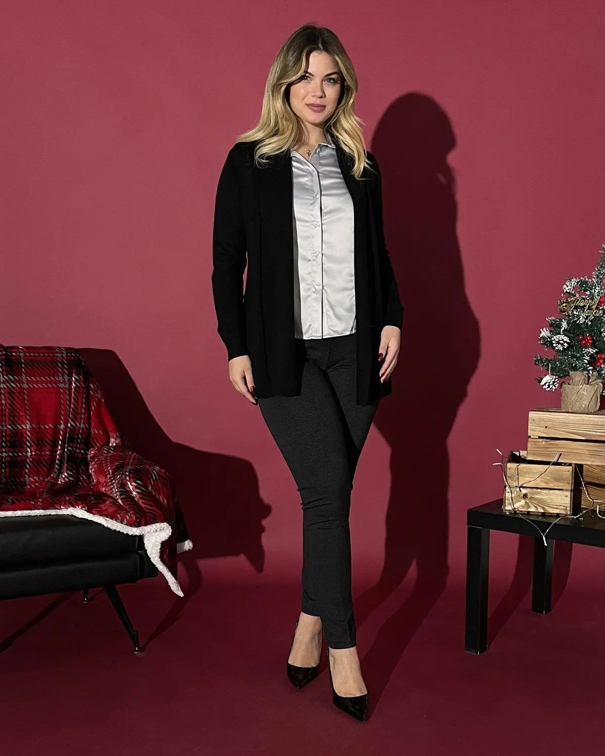 Cardigan NERO DORABELLA XL