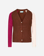 Cardigan a costa inglese CACAO DORABELLA