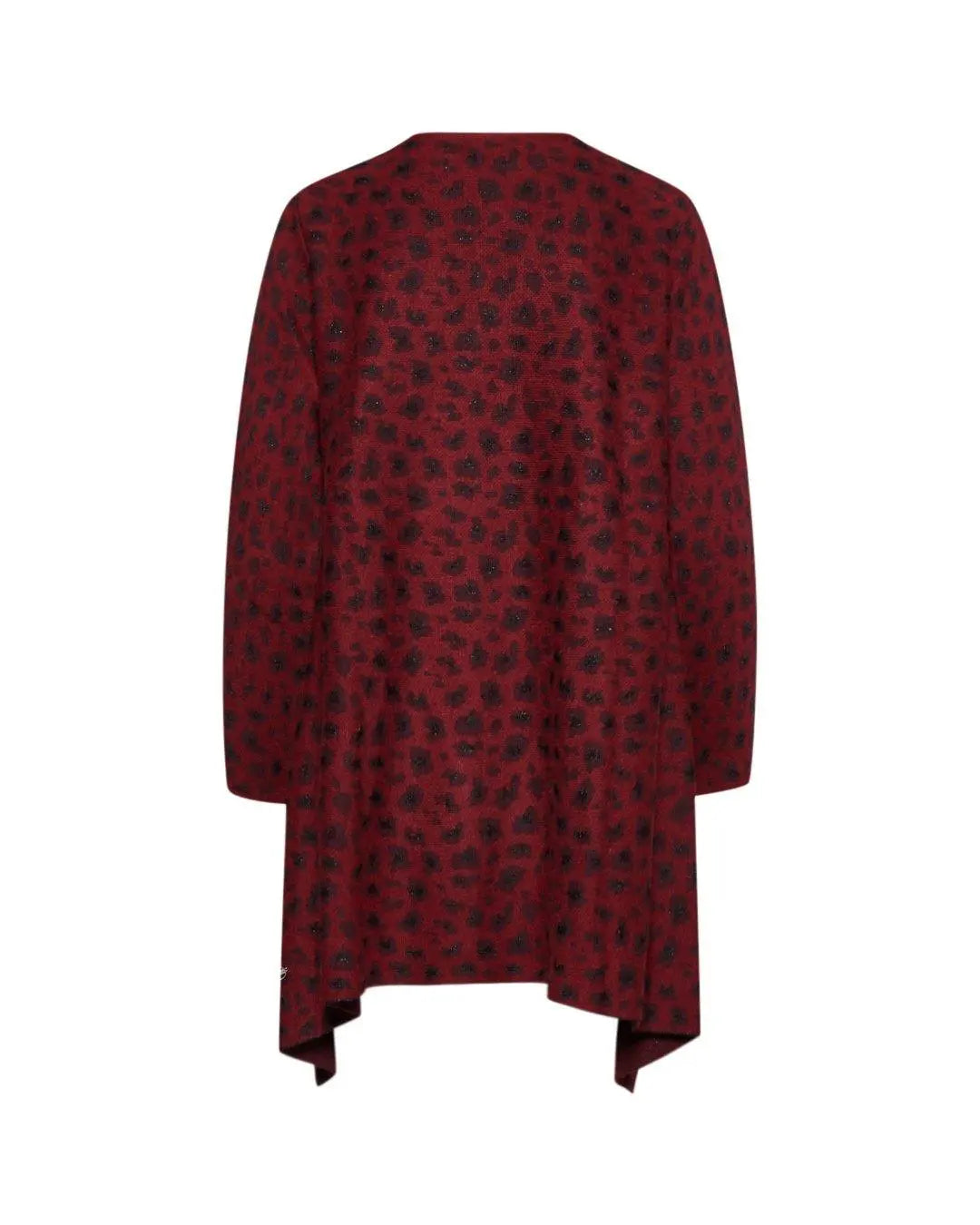 Cardigan animalier ROSSO IRONICA