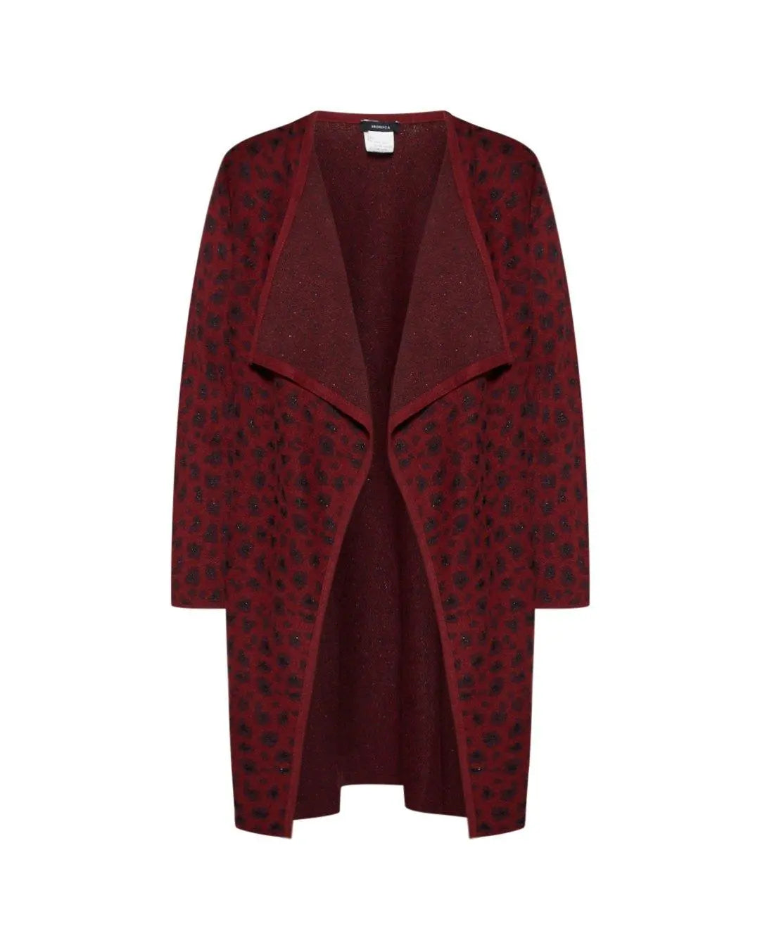 Cardigan animalier ROSSO IRONICA