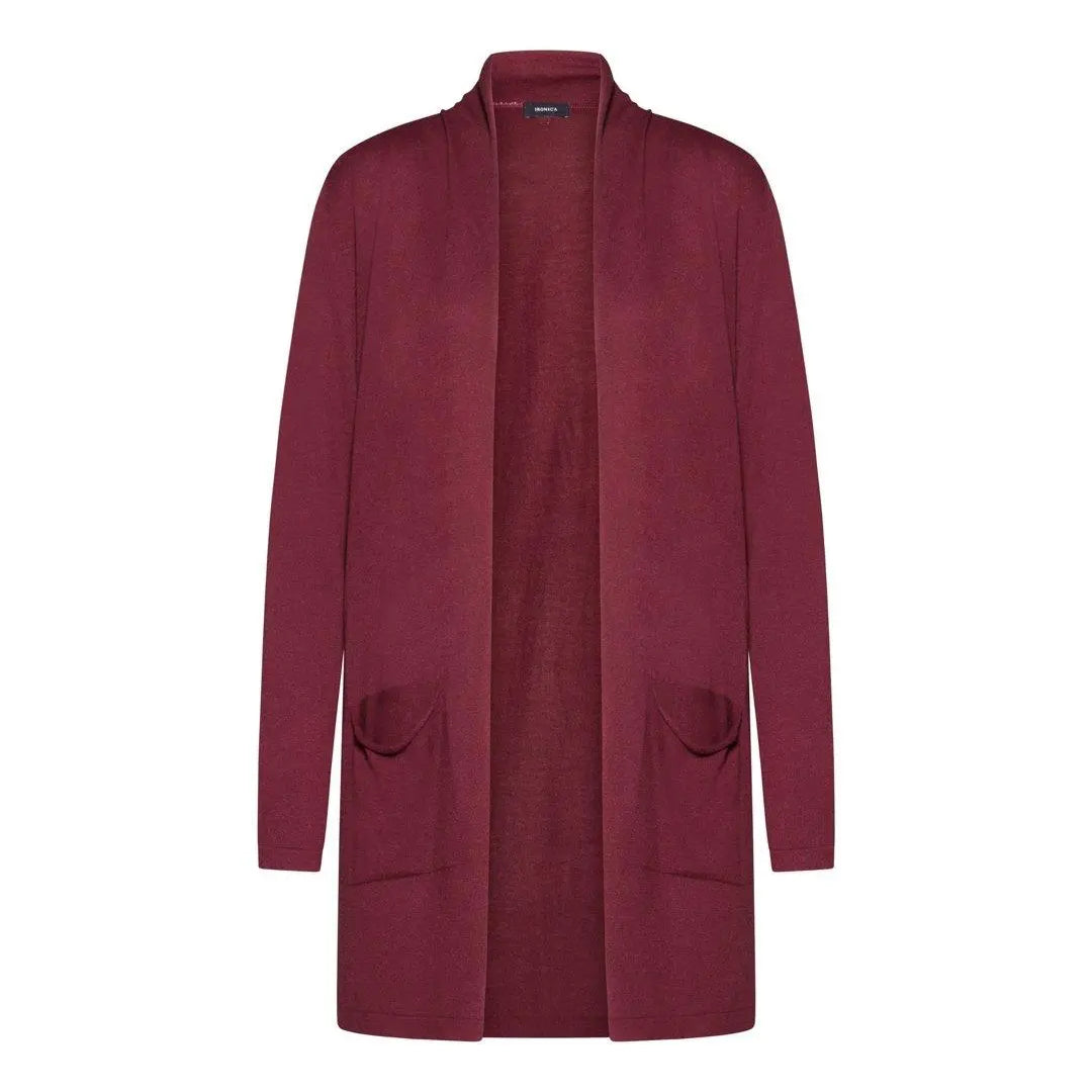 Cardigan aperto BORDEAUX IRONICA