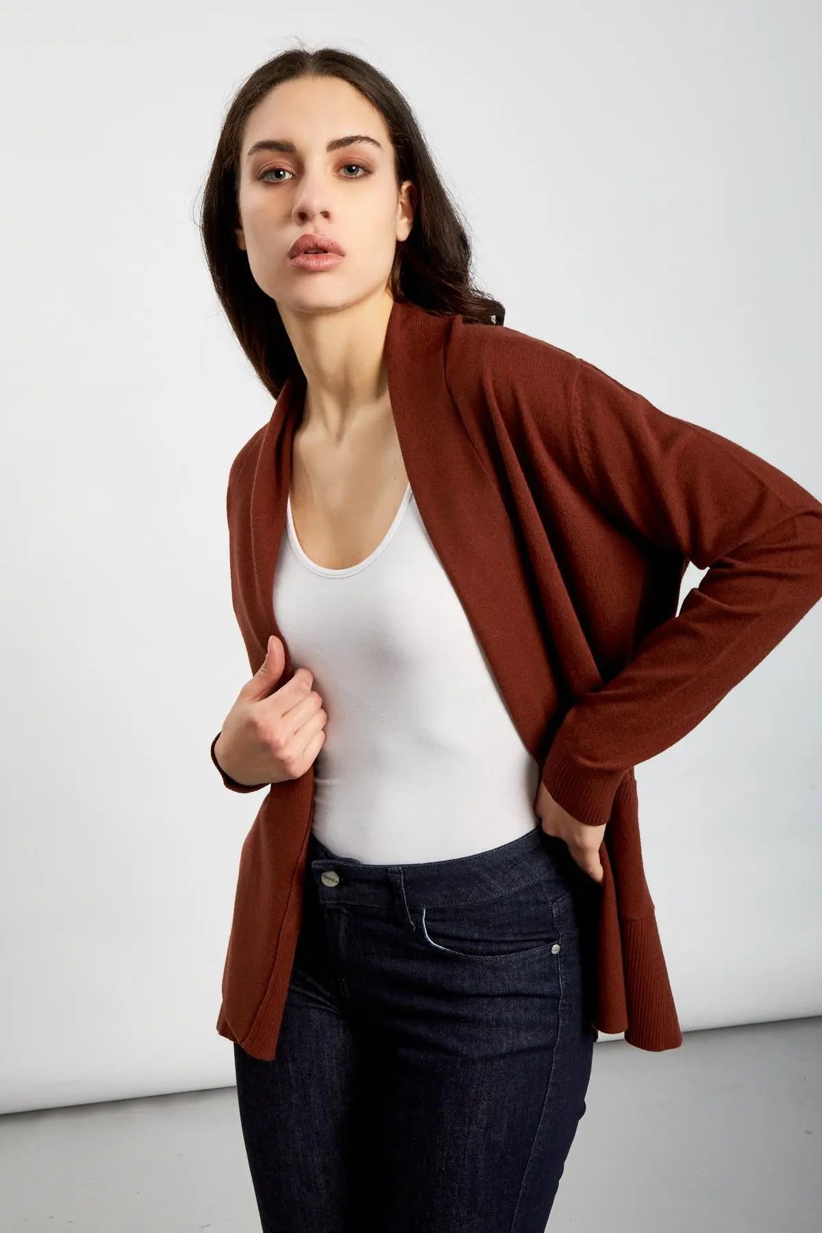 Cardigan aperto CACAO IRONICA