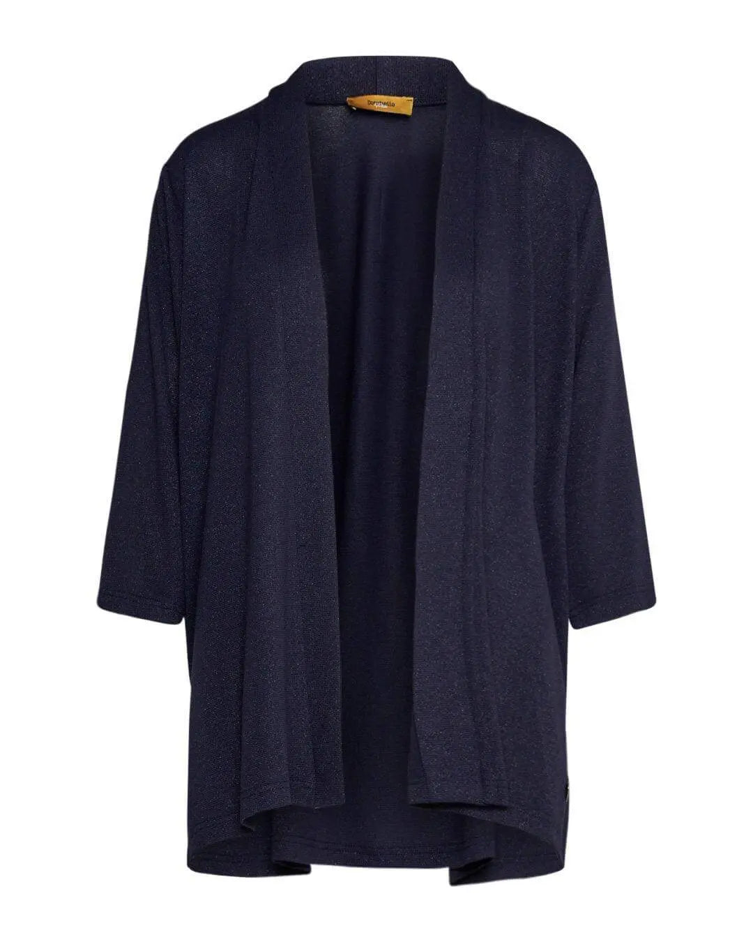 Cardigan aperto in maglia lurex di misto viscosa BLU DORABELLA PIU'