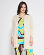 Cardigan basic LIGHT BEIGE DORABELLA PIU' XXXL