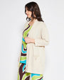 Cardigan basic LIGHT BEIGE DORABELLA PIU'