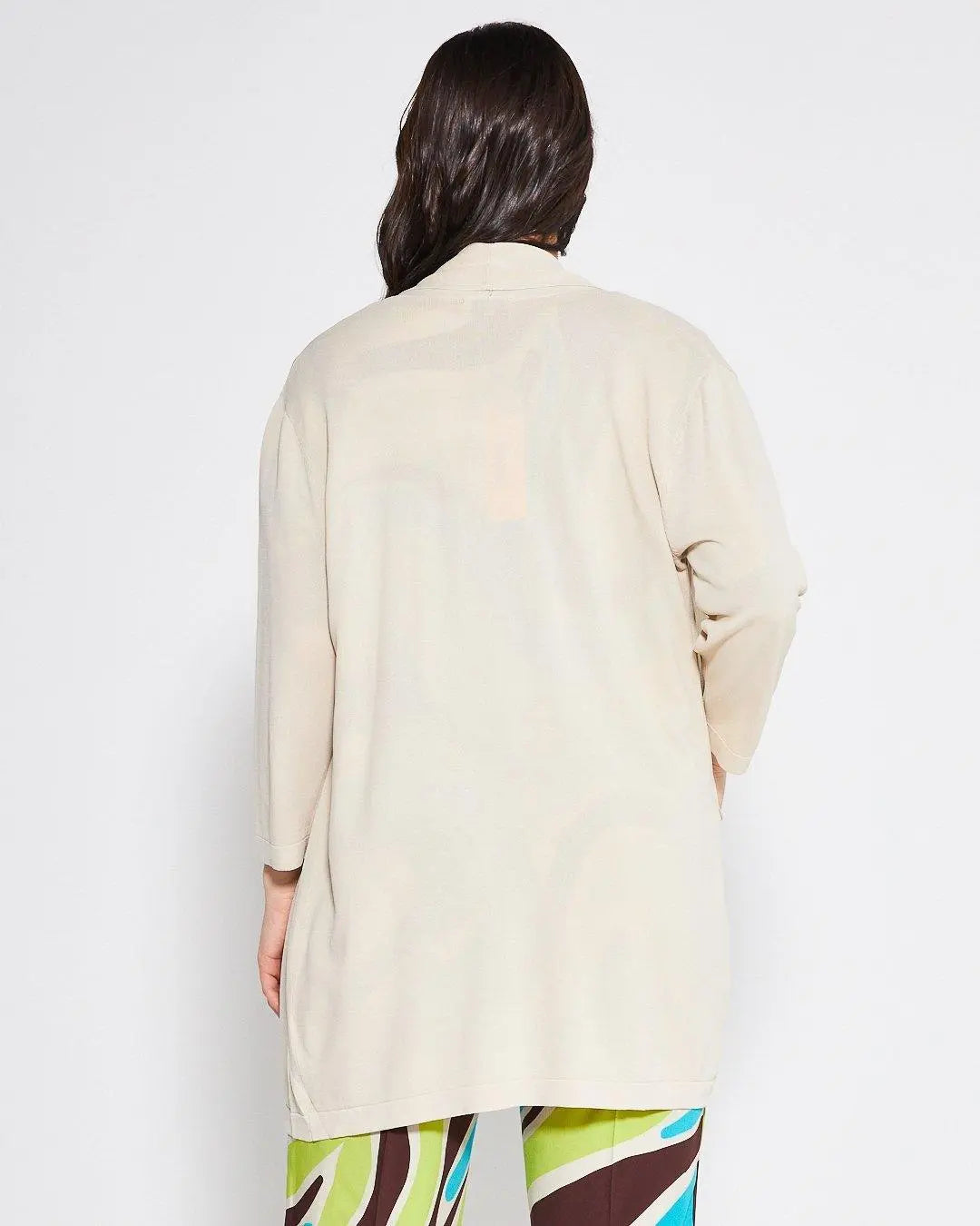 Cardigan basic LIGHT BEIGE DORABELLA PIU'