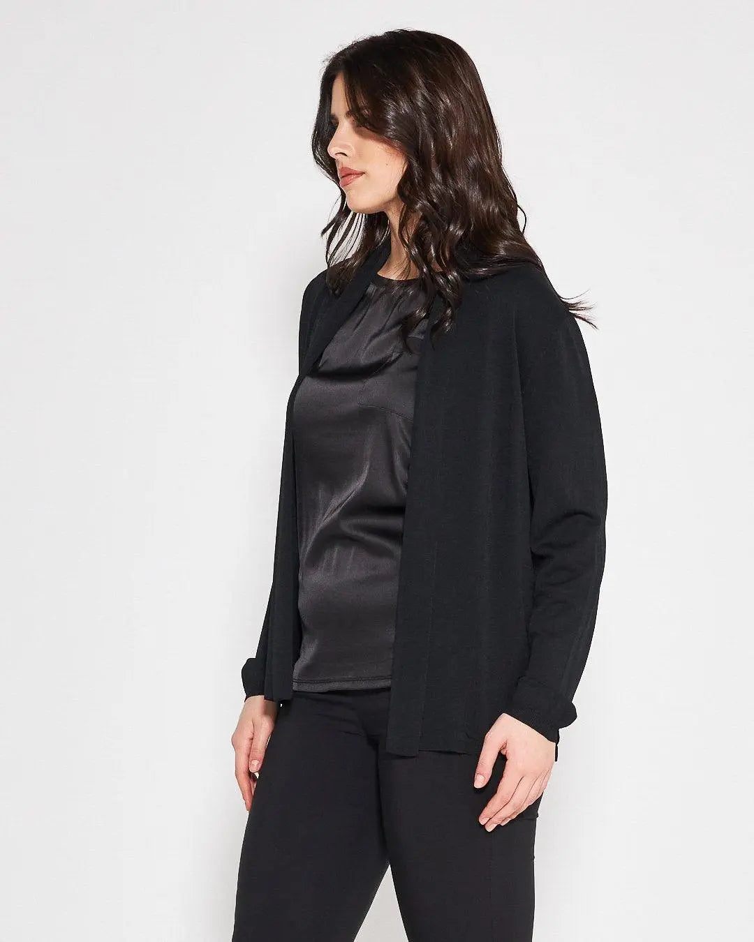 Cardigan basic NERO DORABELLA