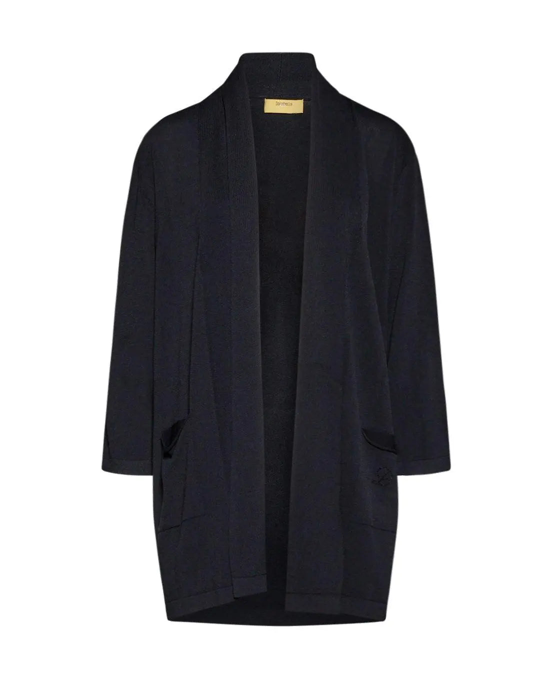 Cardigan basic NERO DORABELLA PIU'