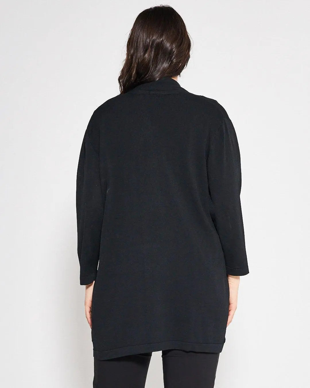 Cardigan basic NERO DORABELLA PIU'