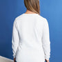 Cardigan basic con bottoni in maglia di misto viscosa con logo in strass BIANCO DORABELLA